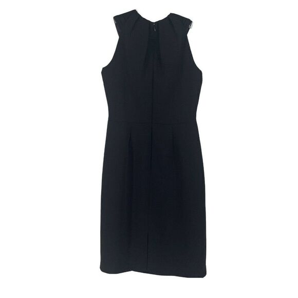 ZOEY Dress Black Sheath Knee Length Sleeveless Size 4 Classic Cocktail Career - Picture 4 of 6